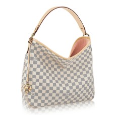 Louis Vuitton N41607 Ravissant Sac Hobo MM Toile Damier Azur