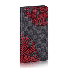 Louis Vuitton N41676 Brazza Portefeuille Damier Toile Graphite