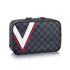 Louis Vuitton N44031 Trousse De Toilette Damier Toile Cobalt