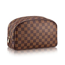 Louis Vuitton N47624 Trousse de toilette 25 Damier Ebene Canvas