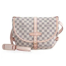 Louis Vuitton N48202 Sac Bandoulière Saumur Damier Azur Toile