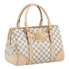 Sac cabas Louis Vuitton N52001 Berkeley Toile Damier Azur