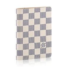 Louis Vuitton N60032 Etui Passeport Toile Damier Azur
