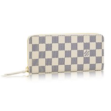 Louis Vuitton N61210 Portefeuille Clémence Damier Azur Toile