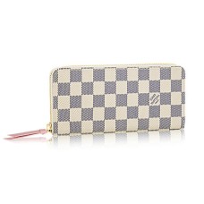 Louis Vuitton N61264 Portefeuille Clémence Damier Azur Toile