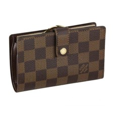 Louis Vuitton N61674 Porte-monnaie Français Damier Ebene Toile