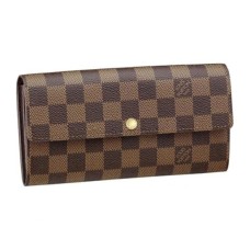 Louis Vuitton N61734 Sarah Portefeuille Damier Ebene Toile