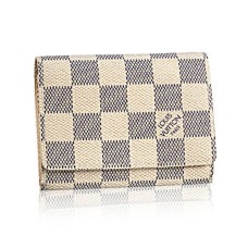 Porte-cartes de visite Louis Vuitton N61746 Toile Damier Azur