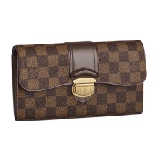 Louis Vuitton N61747 Portefeuille Sistina Damier Ebene Toile