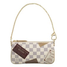 Louis Vuitton N63078 Pochette Milla MM Damier Azur Toile