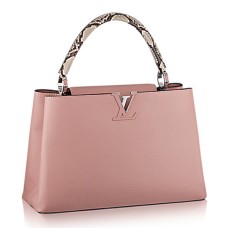 Louis Vuitton N91660 Capucines MM Tote Bag Taurillon Cuir