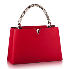 Louis Vuitton N91899 Capucines MM Tote Bag Taurillon Cuir