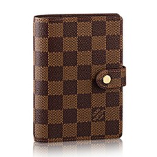 Louis Vuitton R20700 Small Ring Agenda Couverture Damier Ebene Canvas